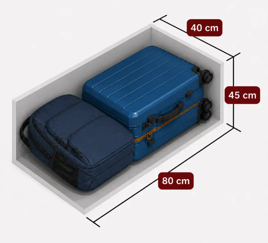 XL luggage storage